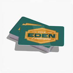 White Plastic Business Cards