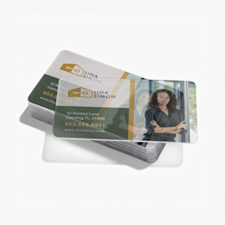 Frosted Business Cards