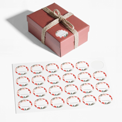 Geschenkaufkleber