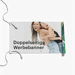 Doppelseitige Werbebanner