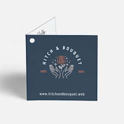 Folded Hang Tags