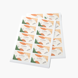 Cartes de visite autocollantes