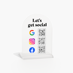 Acrylic Table Signs