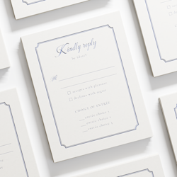Letterpress RSVP Cards