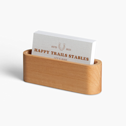 Wooden Business Card Holders