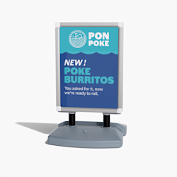 Waterbase Pavement Signs