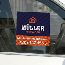 Perforated Car Window Stickers