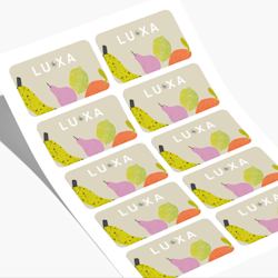 Rounded Rectangle Sticker Sheets