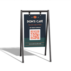 Metal A-Frame Signs