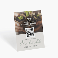 Mounted Tabletop Signs