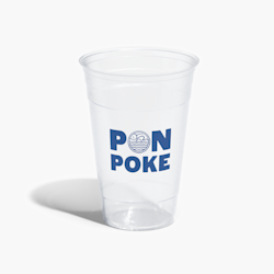 Custom Clear Plastic Cups