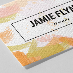 Natural Textured Business Cards