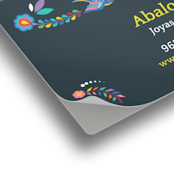 Tarjetas de visita adhesivas