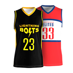 Camiseta de baloncesto con cuello de pico para hombre