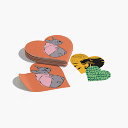 Pegatinas de corazón