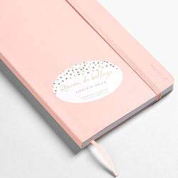 Pegatinas de papel blanco