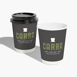 Vasos de cartón de doble capa