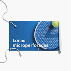 Lonas microperforadas