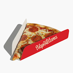Triángulos de cartón para pizza