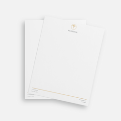 Papel de carta con membrete para empresas
