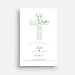 Invitaciones de bautizo
