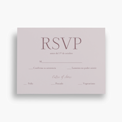 Tarjetas de RSVP