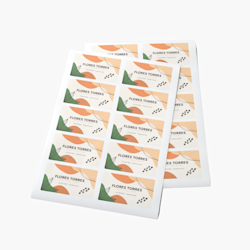 Visitekaartjesstickers
