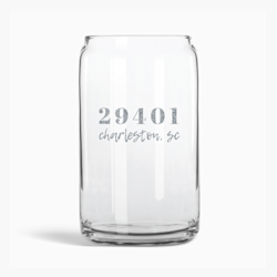 Vasos en forma de lata grabados