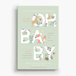 Invitaciones para baby shower