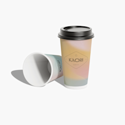 Vasos de papel con impresión completa