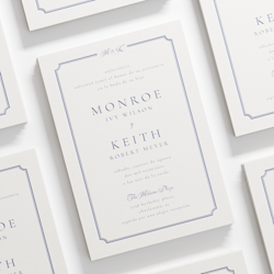 Invitaciones de boda letterpress