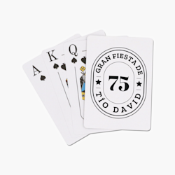 Barajas de cartas personalizadas