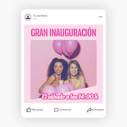 Posts en Facebook
