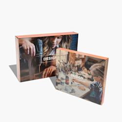 Muestras de cajas planas para envíos