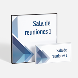 Carteles de plástico para puertas