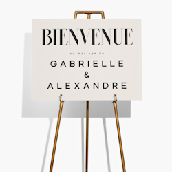 Panneaux de bienvenue