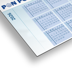 Calendriers de poche