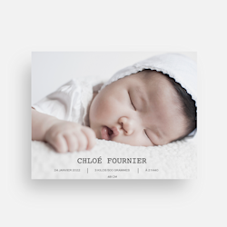 Faire-part de naissance