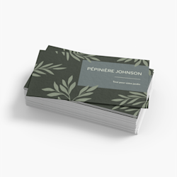 Cartes d’affaires en mélange chanvre