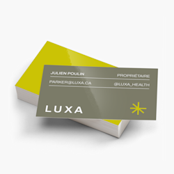 Cartes d'affaires haut de gamme