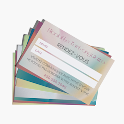 Cartes de rendez-vous