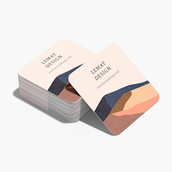 Cartes d’affaires effet sablé