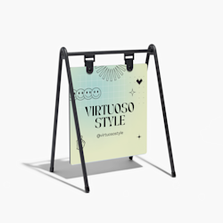 Chevalets publicitaires de table