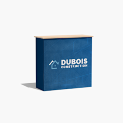 Comptoirs de présentation pliables en tissu