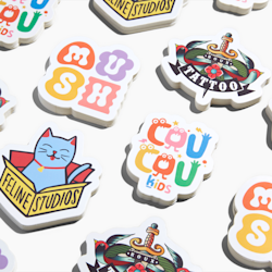 Stickers découpés à la forme