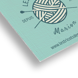 Cartes de visite lin