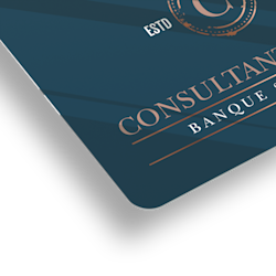 Cartes de visite en PVC