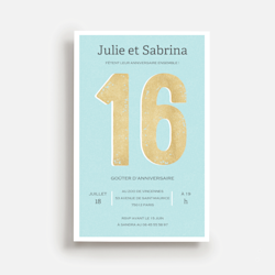 Invitations d’anniversaire ado