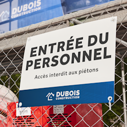 Panneaux de chantier