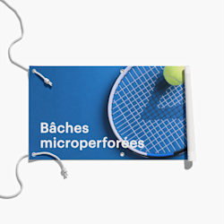 Bâches microperforées